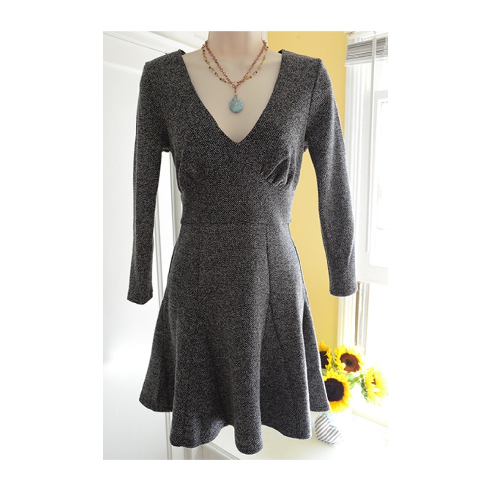 NWOT FREE PEOPLE "Heartstopper" Tweed Mini-Dress - Picture 5 of 6